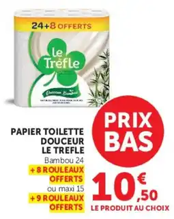 Super U Le Trèfle Papier Toilette offre