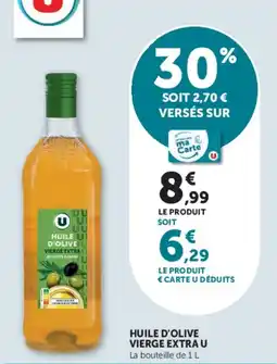 Hyper U U Huile d'olive vierge extra offre