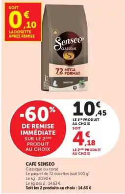 Hyper U Senseo Classique offre