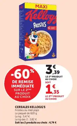 Hyper U Kellogg's Frosties offre