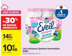 Carrefour lactel Eveil offre