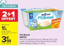 Carrefour Nestlé P'tit Brassé offre