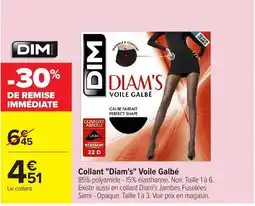 Carrefour DIM Collant "Diam's" Voile Galbé offre
