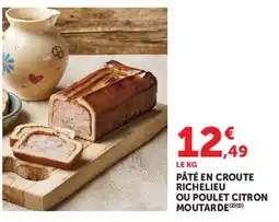 Hyper U Pâté en croute Richelieu offre