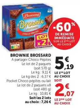 Super U Brossard Brownie offre