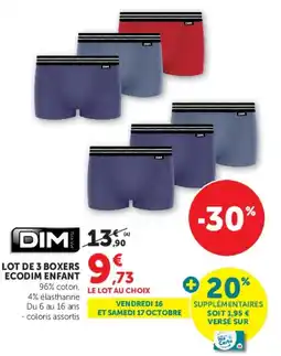 Hyper U DIM BOXERS offre