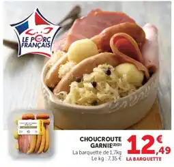 Super U Le Porc Français Choucroute Garnie offre