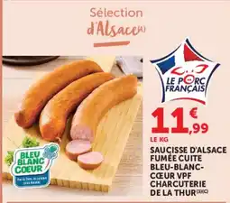 Super U SAUCISSE D'ALSACE offre