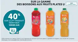 Hyper U U boissons aux fruits plates offre