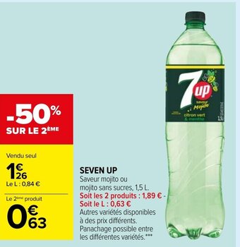 Carrefour Market Seven Up offre