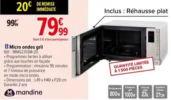 Micro ondes gril