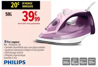 Carrefour Fer vapeur offre