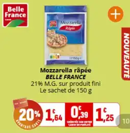 Coccimarket Belle France Mozzarella râpée offre