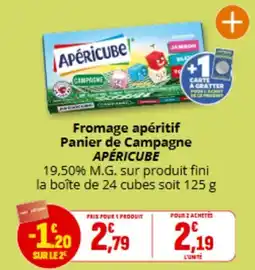 Coccimarket APÉRICUBE Fromage apéritif offre