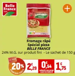 Coccimarket Belle France Fromage râpé Spécial pizza offre