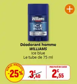 Coccimarket WILLIAMS Déodorant homme Ice blue offre
