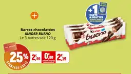 Coccimarket Kinder Bueno barres chocolates offre