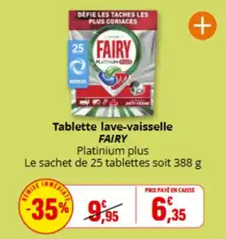 Coccimarket FAIRY Tablette lave-vaisselle offre