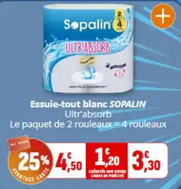 Coccimarket SOPALIN Essuie-tout blanc offre