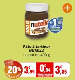 Coccimarket Nutella Pâte à tartiner offre