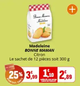 Coccimarket BONNE MAMAN Madeleine offre