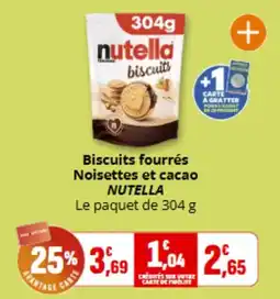 Coccimarket Nutella biscuits offre