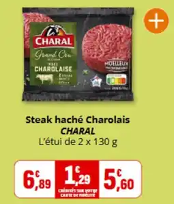 Coccimarket CHARAL Steak haché Charolais offre