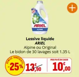 Coccimarket ARIEL Lessive liquide offre