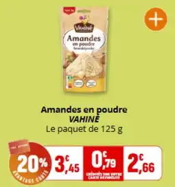 Coccimarket VAHINE Amandes en poudre offre