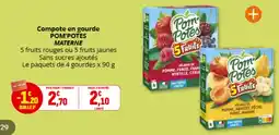 Coccimarket POM'POTES Compote en gourde offre