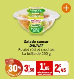 Coccimarket DAUNAT Salade caesar offre