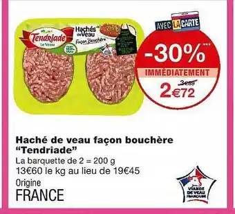 Monoprix Haché De Veau Façon Bouchère offre
