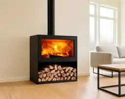 Brico Dépôt Poêle à bois symphonie 8,9 kw design offre
