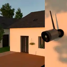 Brico Dépôt Caméra surveillance extérieure wifi fixe offre