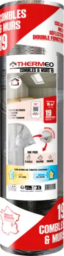 Brico Dépôt Isolant mince alu 19compo 1,5x10m offre