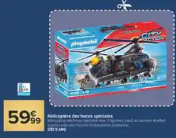 Carrefour Playmobil Hélicoptère des forces spéciales offre