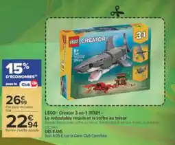 Carrefour LEGO Creator 3-en-1 31381 offre