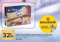 Carrefour Lego disney l'adorable marie les aristochats offre