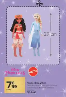 Carrefour MATTEL Poupée Elsa offre