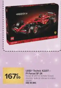 Carrefour Lego technic f1 ferrari sf-24 offre