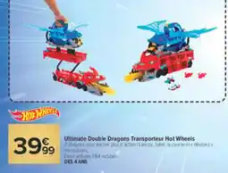 Carrefour Hot Wheels Ultimate Double Dragons Transporteur offre