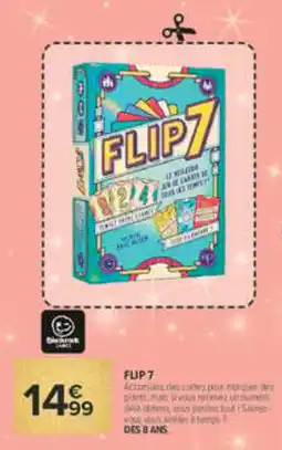 Carrefour Blackrock Games FLIP 7 offre