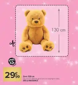 Carrefour SMART & FUN Ours 130 cm offre