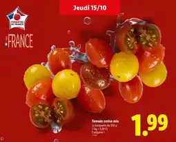 Lidl Tomates de France Tomate cerise mix offre