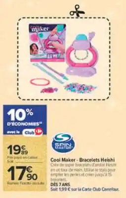 Carrefour SPIN MASTER Cool Maker - Bracelets Heishi offre