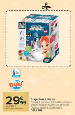 Carrefour Buki Projecteur à dessin offre