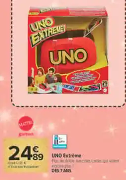 Carrefour MATTEL UNO Extreme offre
