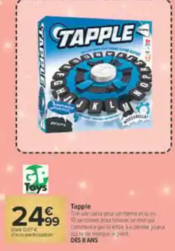 Carrefour TAPPLE offre