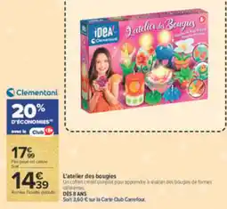 Carrefour IDEA L'atelier des bougies offre
