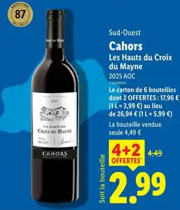 Lidl Cahors Les Hauts du Croix du Mayne offre